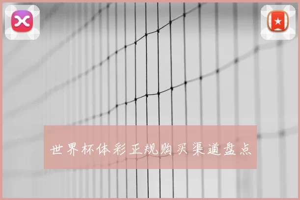 世界杯体彩正规购买渠道盘点
