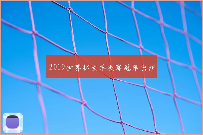 2019世界杯女单决赛冠军出炉