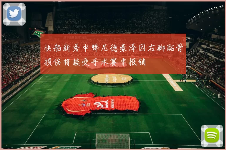 快船新秀中锋尼德豪泽因右脚跖骨损伤将接受手术赛季报销