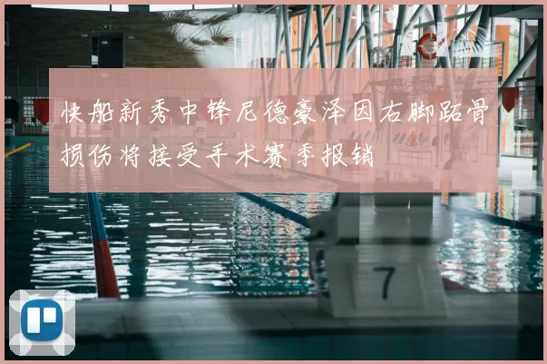 快船新秀中锋尼德豪泽因右脚跖骨损伤将接受手术赛季报销